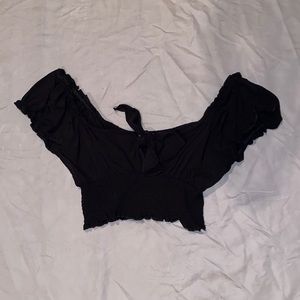 Black Shein Crop Top